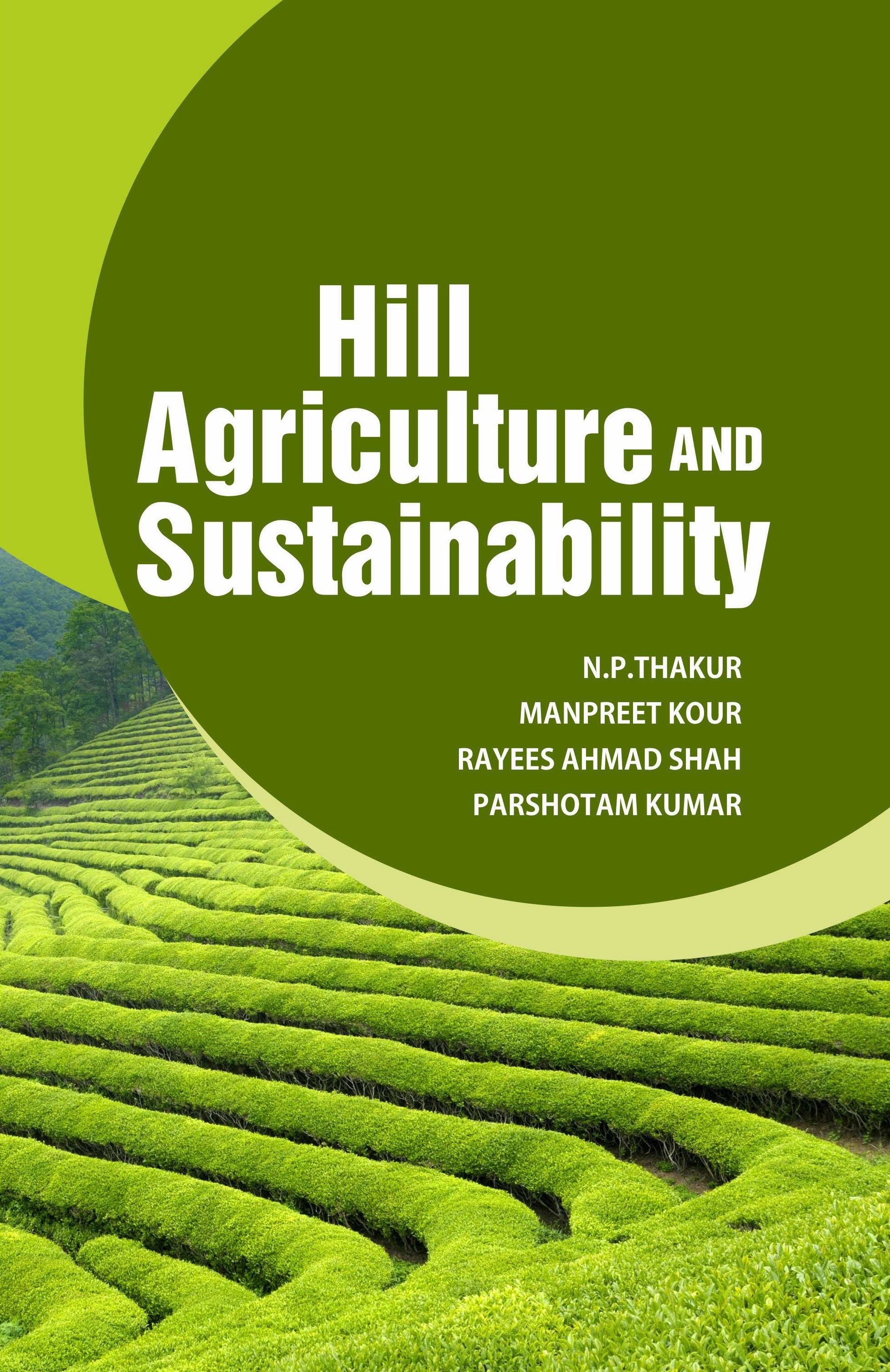 HILL AGRICULTURE AND SUSTAINABILITY book cover